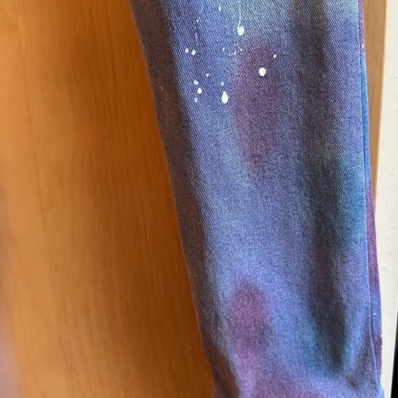 Off White Denim Virgil Abloh Paint Spray Splatter Skinny Jeans - Picture 9 of 13